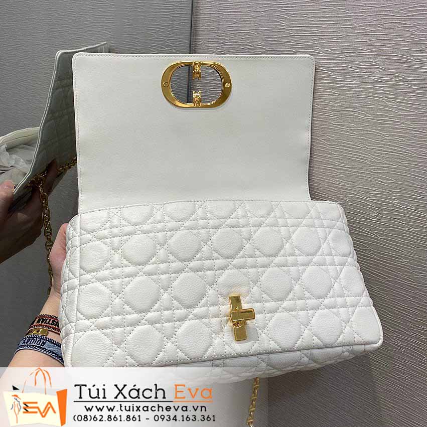 Túi Xách Dior Caro Bag Siêu Cấp Màu Trắng Đẹp.