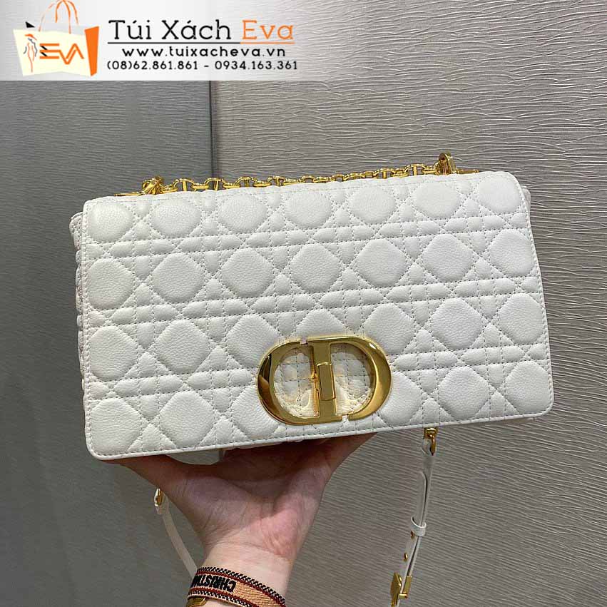 Túi Xách Dior Caro Bag Siêu Cấp Màu Trắng Đẹp.