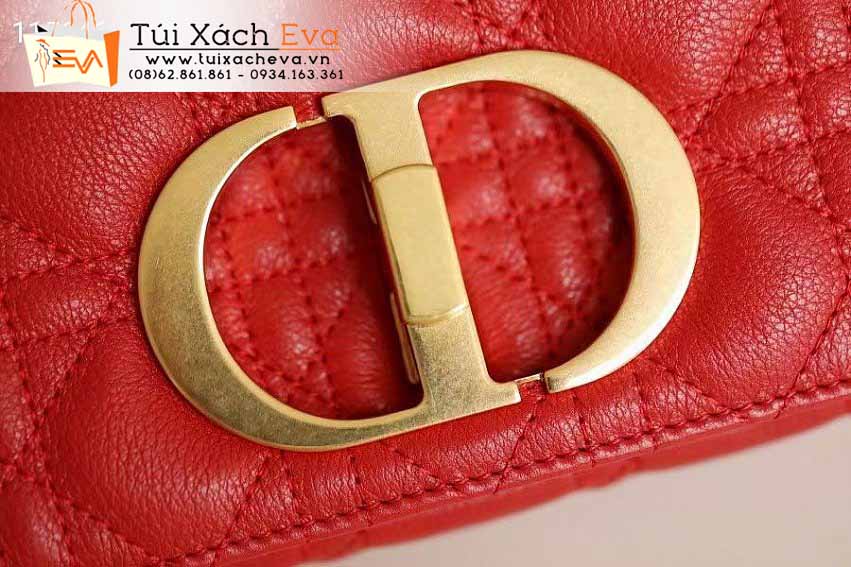 Túi Xách Dior Caro Bag Siêu Cấp Màu Đỏ Đẹp.