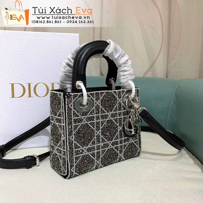 Túi Xách Dior Lady Bag Siêu Cấp Màu Xanh Đẹp M44531.