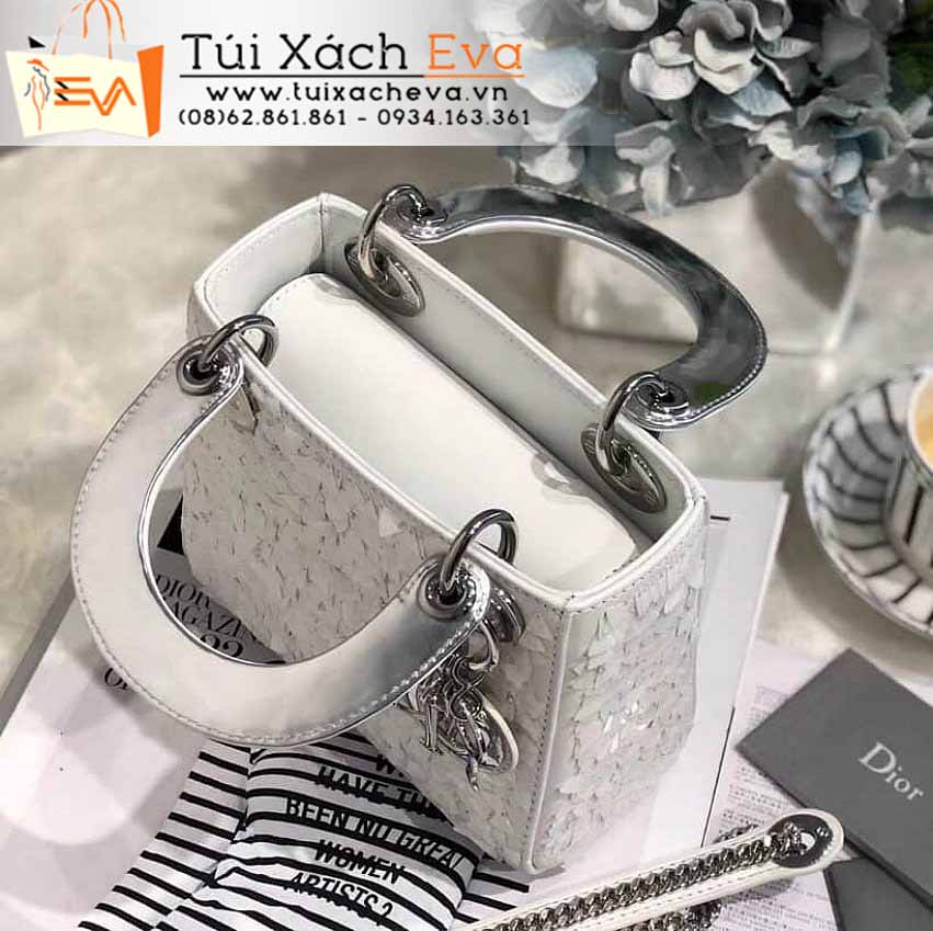 Túi Xách Dior Lady Mini Bag Siêu Cấp Màu Trắng Đẹp.