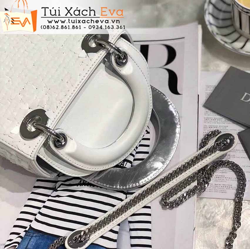 Túi Xách Dior Lady Mini Bag Siêu Cấp Màu Trắng Đẹp.