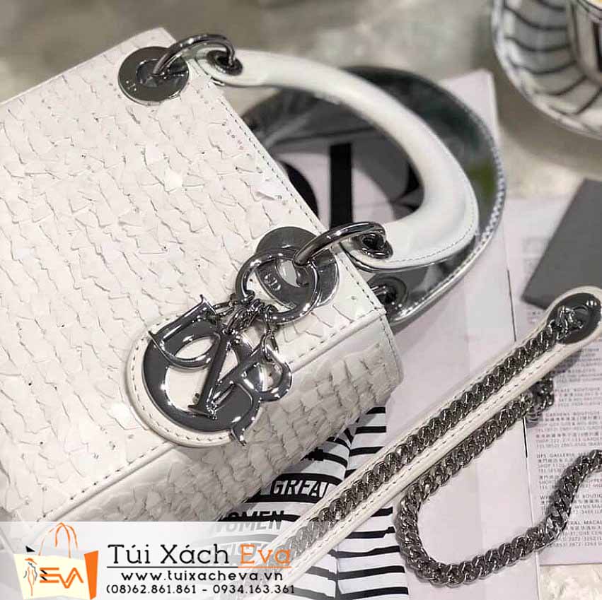 Túi Xách Dior Lady Mini Bag Siêu Cấp Màu Trắng Đẹp.