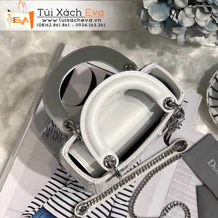 Túi Xách Dior Lady Mini Bag Siêu Cấp Màu Trắng Đẹp.
