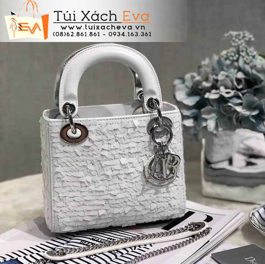 Túi Xách Dior Lady Mini Bag Siêu Cấp Màu Trắng Đẹp.