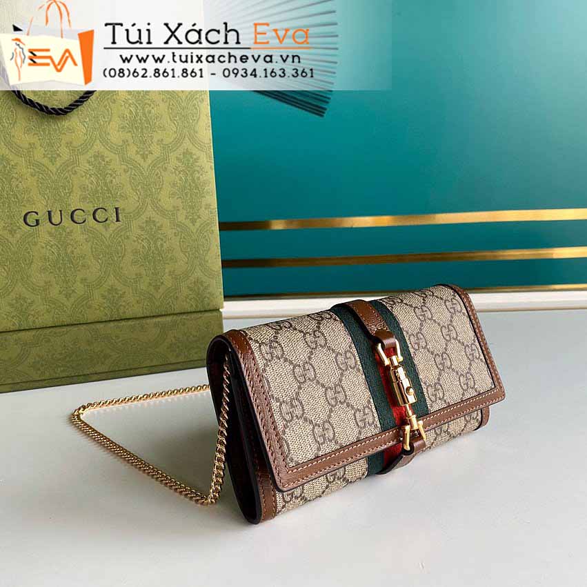 Túi Xách Gucci Beige Jackie Bag Siêu Cấp Màu Nâu Đẹp M652681.