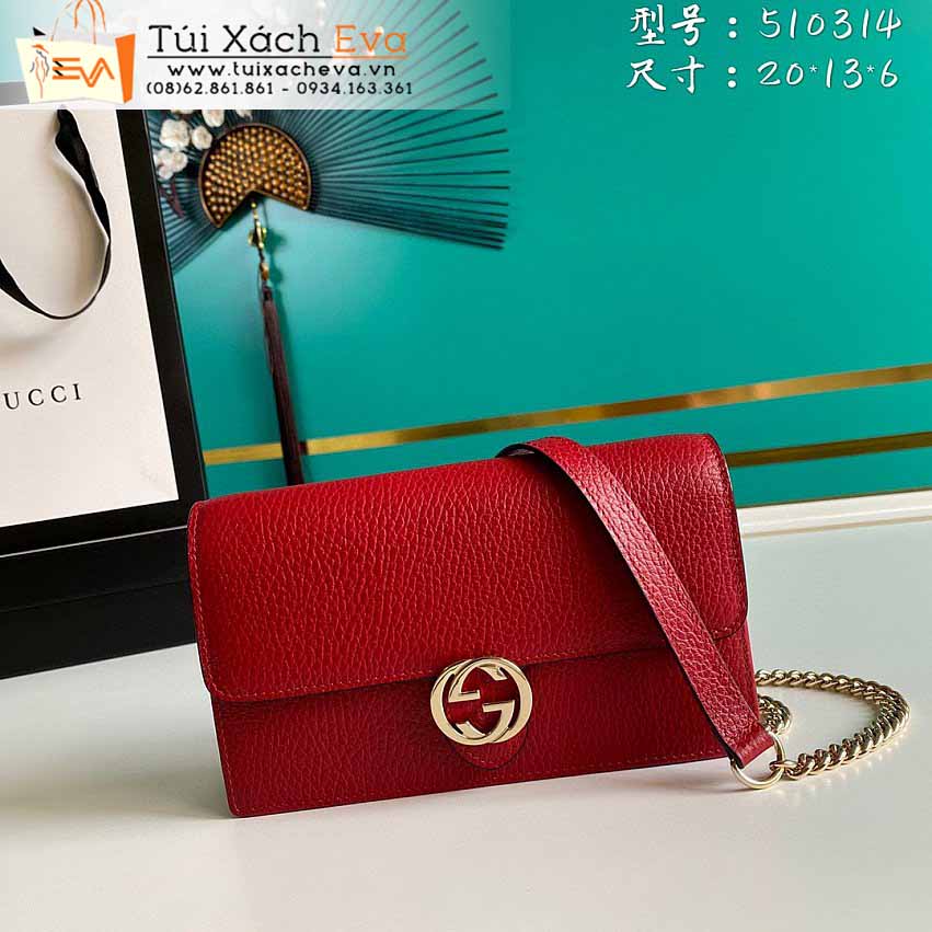 Túi Xách Gucci Crossbody Bag Siêu Cấp Màu Đỏ Đẹp M510314.