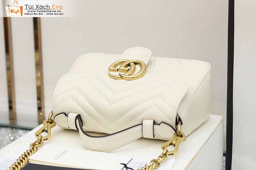 Túi Xách Gucci Marmont Bag SIêu Cấp Màu Trắng Đẹp M547260.