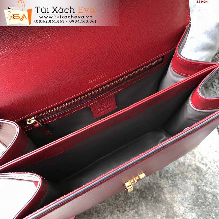 Túi Xách Gucci Sylvie Bag Siêu Cấp Màu Đỏ Đẹp M602781.