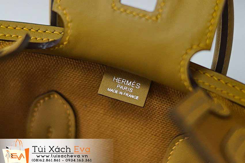 Túi Xách Hermes Cargo Mini Birkin Bag Siêu Cấp Màu Vàng Đẹp.