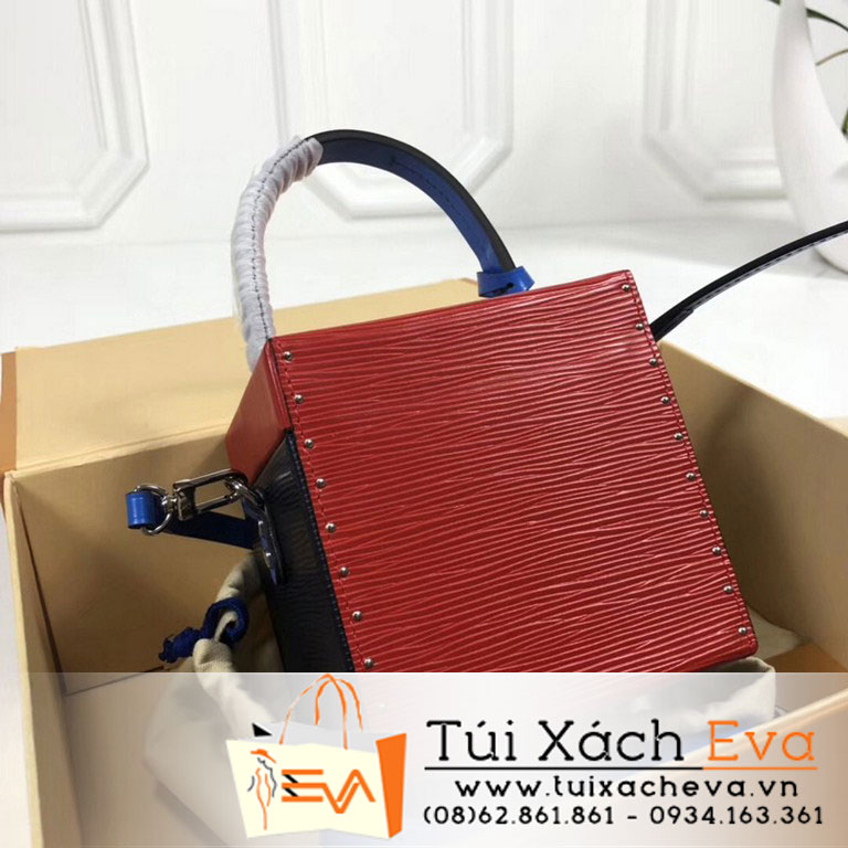 Túi Xách Lv Bleecker Box Epi Siêu Cấp  Màu Xanh Dương M52466