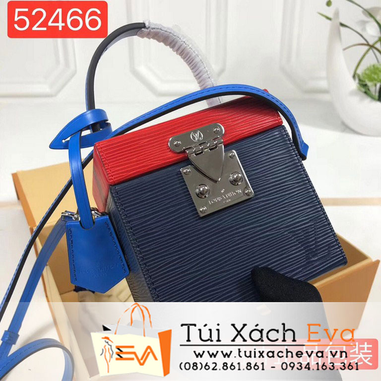 Túi Xách Lv Bleecker Box Epi Siêu Cấp  Màu Xanh Dương M52466