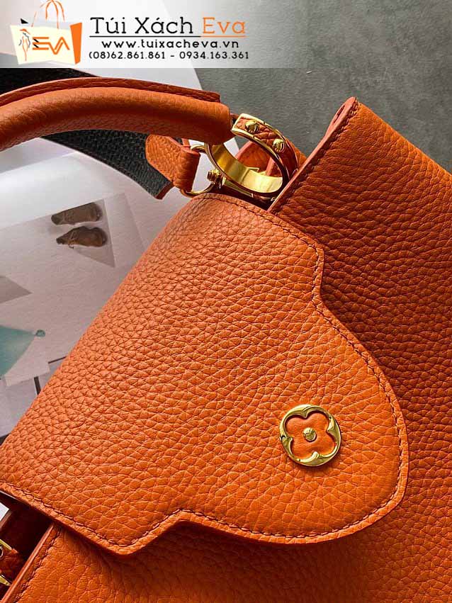 Túi Xách LV Capucines Bag Siêu Cấp Màu Cam Đẹp M53963.