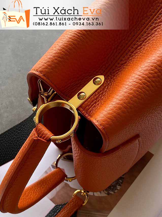 Túi Xách LV Capucines Bag Siêu Cấp Màu Cam Đẹp M53963.