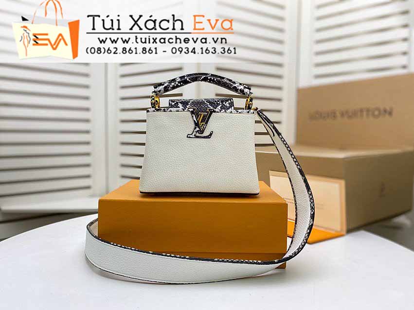 Túi Xách LV Capucines Bag Siêu Cấp Màu Trắng Đẹp M95509.