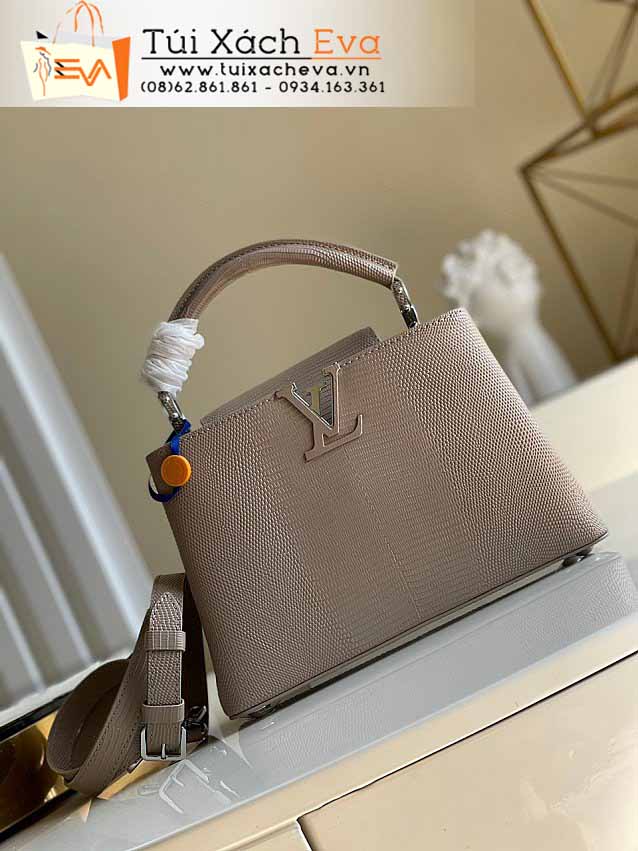 Túi Xách LV Capucines BB Bag Siêu Cấp Màu Nâu Đẹp M98093.