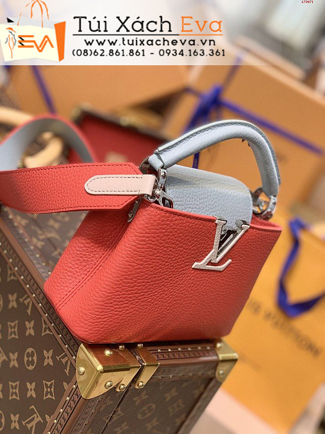 Túi Xách LV Capucines Mini Bag Siêu Cấp Màu Cam Đẹp M57519.