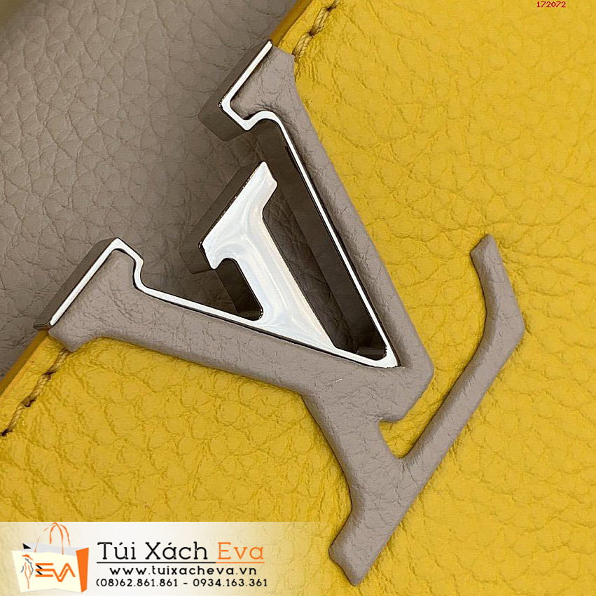 Túi Xách LV Capucines Mini Bag Siêu Cấp Màu Vàng Đẹp M57519.