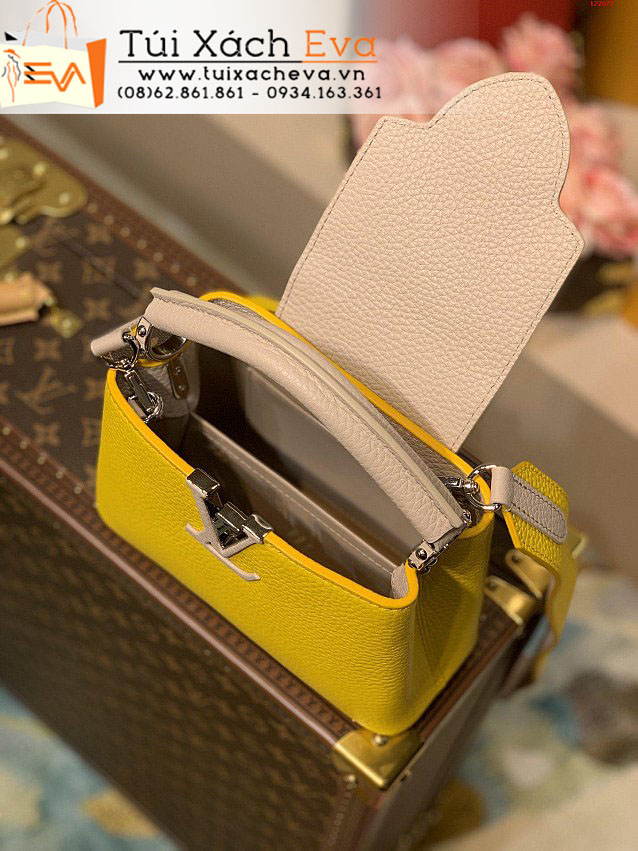 Túi Xách LV Capucines Mini Bag Siêu Cấp Màu Vàng Đẹp M57519.