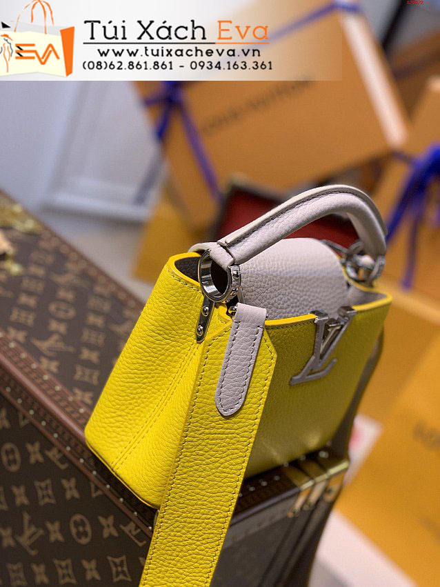 Túi Xách LV Capucines Mini Bag Siêu Cấp Màu Vàng Đẹp M57519.