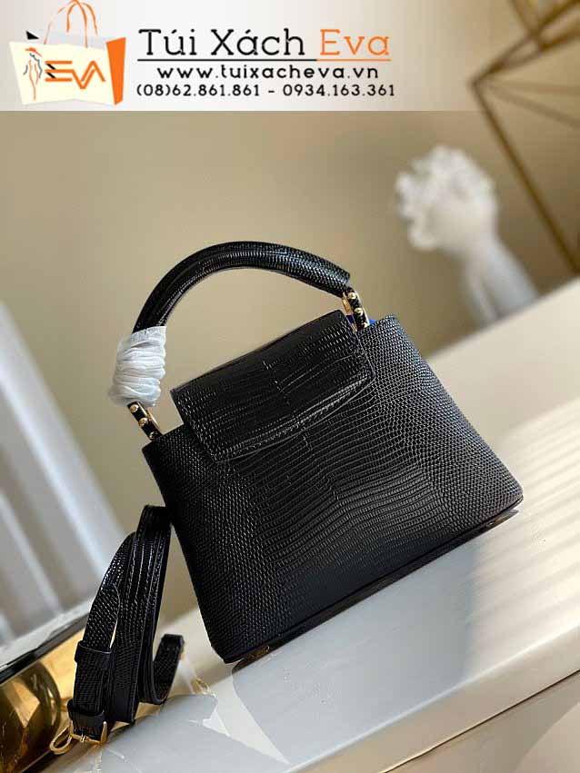 Túi Xách LV Capucines Mini Bag Siêu Cấp Màu Đen Đẹp M98093.