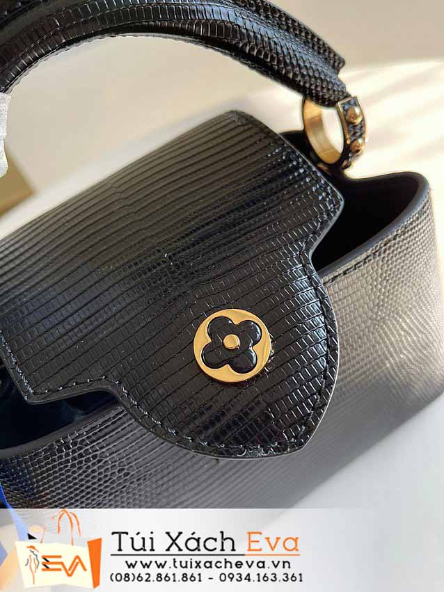 Túi Xách LV Capucines Mini Bag Siêu Cấp Màu Đen Đẹp M98093.