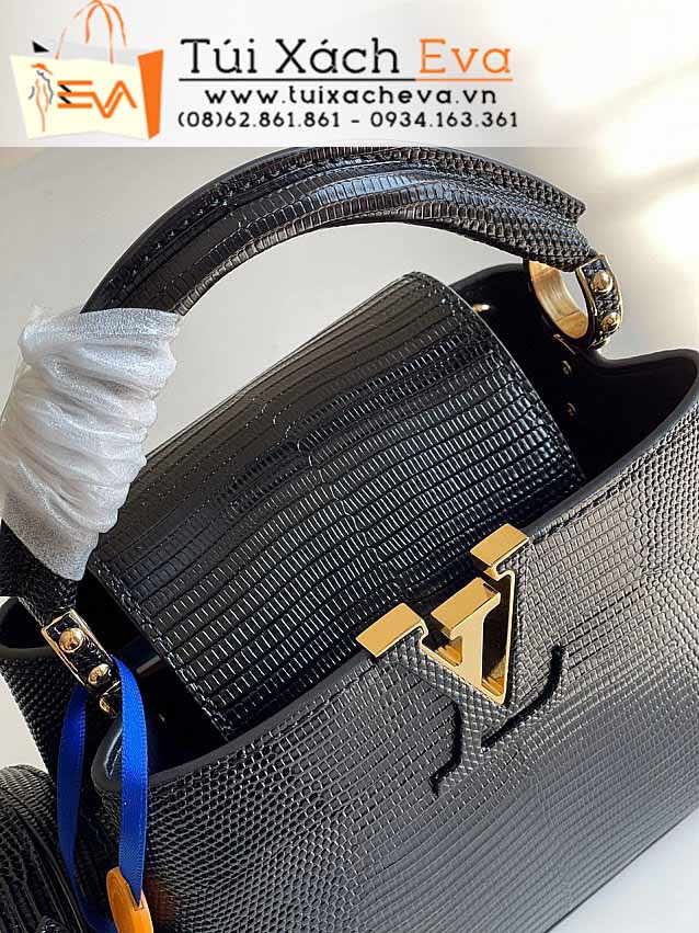 Túi Xách LV Capucines Mini Bag Siêu Cấp Màu Đen Đẹp M98093.
