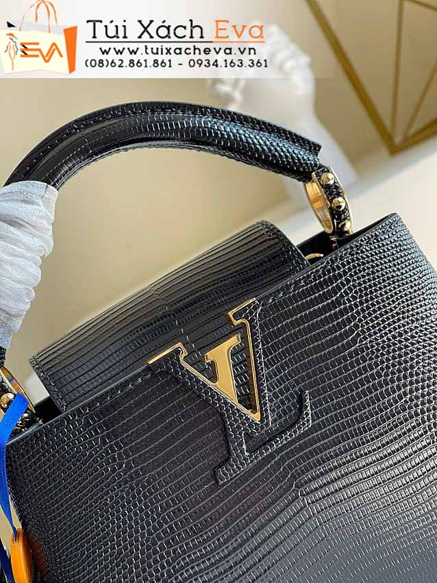 Túi Xách LV Capucines Mini Bag Siêu Cấp Màu Đen Đẹp M98093.