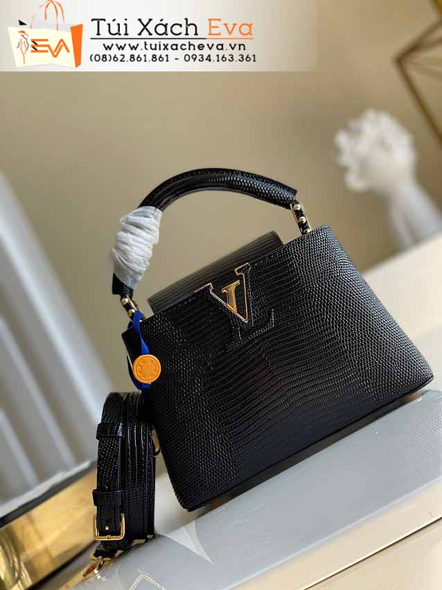 Túi Xách LV Capucines Mini Bag Siêu Cấp Màu Đen Đẹp M98093.