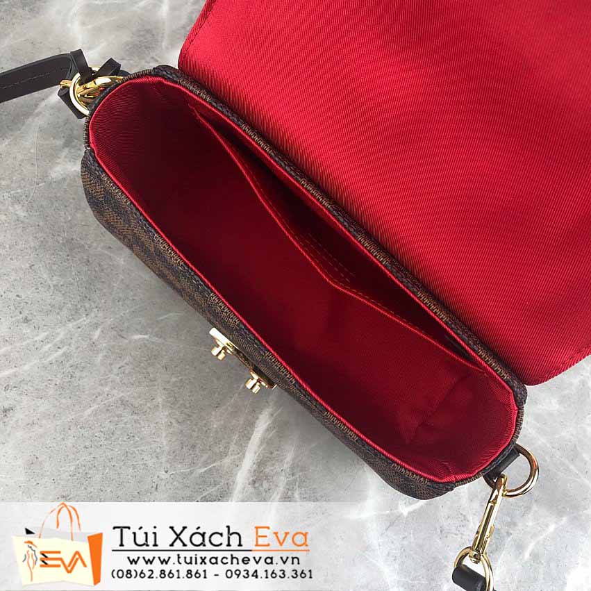Túi Xách LV Croisette Bag Siêu Vip Màu Nâu Đẹp M41581.
