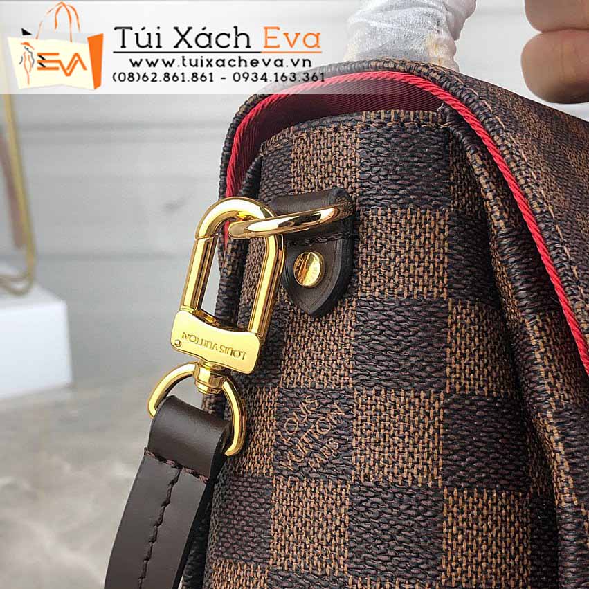 Túi Xách LV Croisette Bag Siêu Vip Màu Nâu Đẹp M41581.