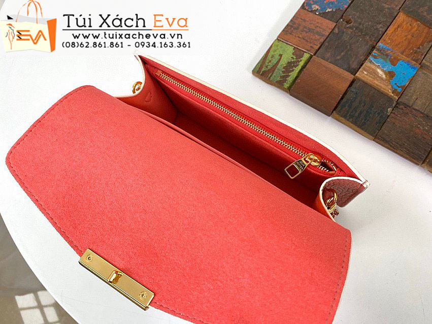 Túi Xách LV Croisette Bag Siêu Cấp Màu Trắng Sọc Caro Đẹp M60358.