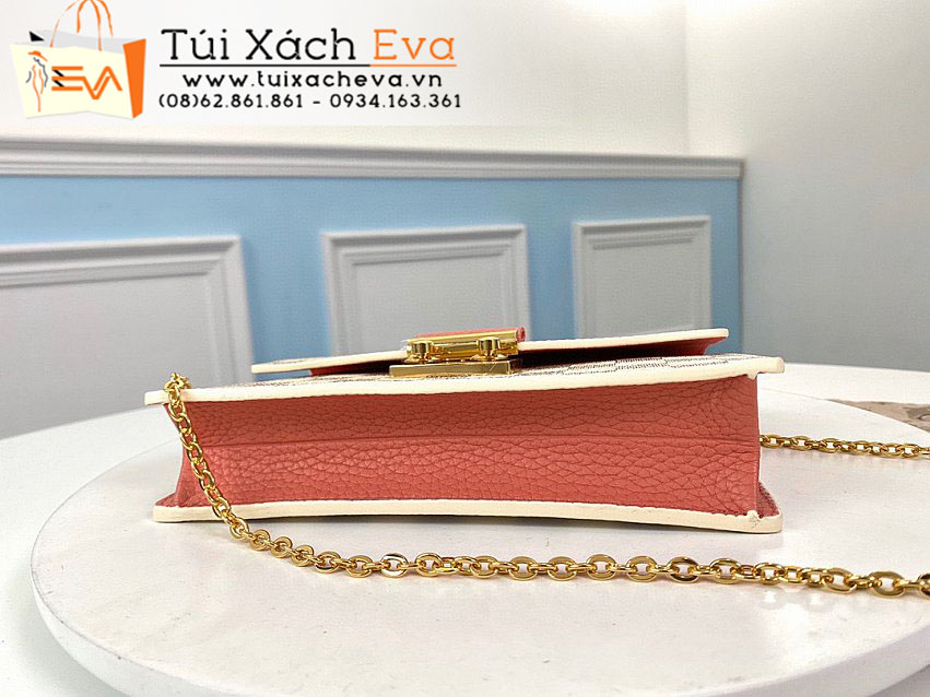 Túi Xách LV Croisette Bag Siêu Cấp Màu Trắng Sọc Caro Đẹp M60358.