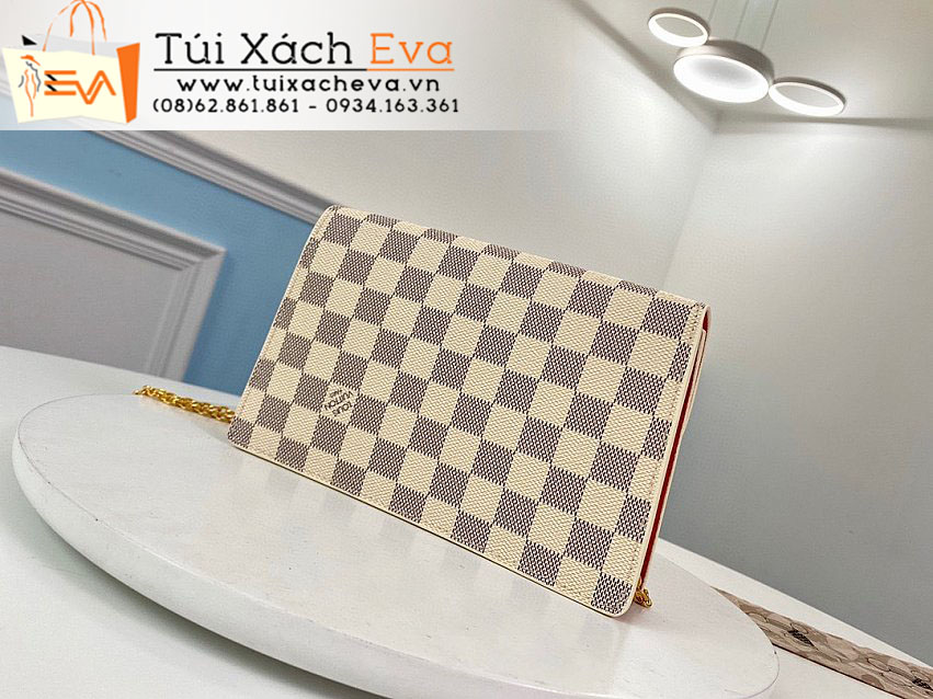 Túi Xách LV Croisette Bag Siêu Cấp Màu Trắng Sọc Caro Đẹp M60358.