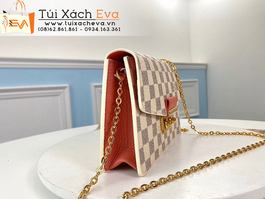 Túi Xách LV Croisette Bag Siêu Cấp Màu Trắng Sọc Caro Đẹp M60358.