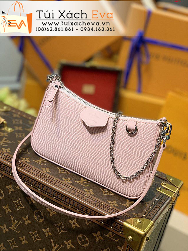 Túi Xách LV Easy Pouch On Strap Bag Siêu Cấp Màu Hồng Đẹp M80483.