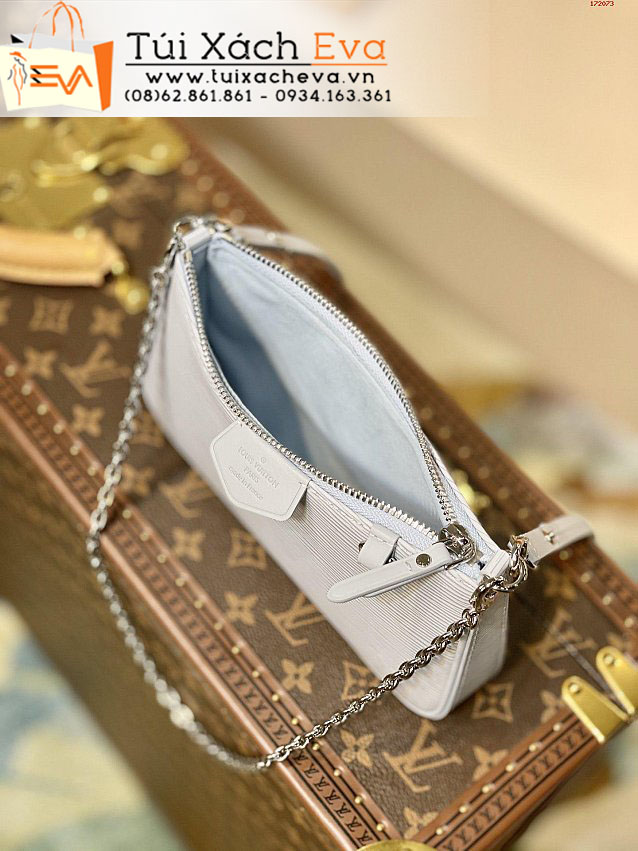 Túi Xách LV Easy Pouch On Strap Bag Siêu Cấp Màu Xám Đẹp M80480.