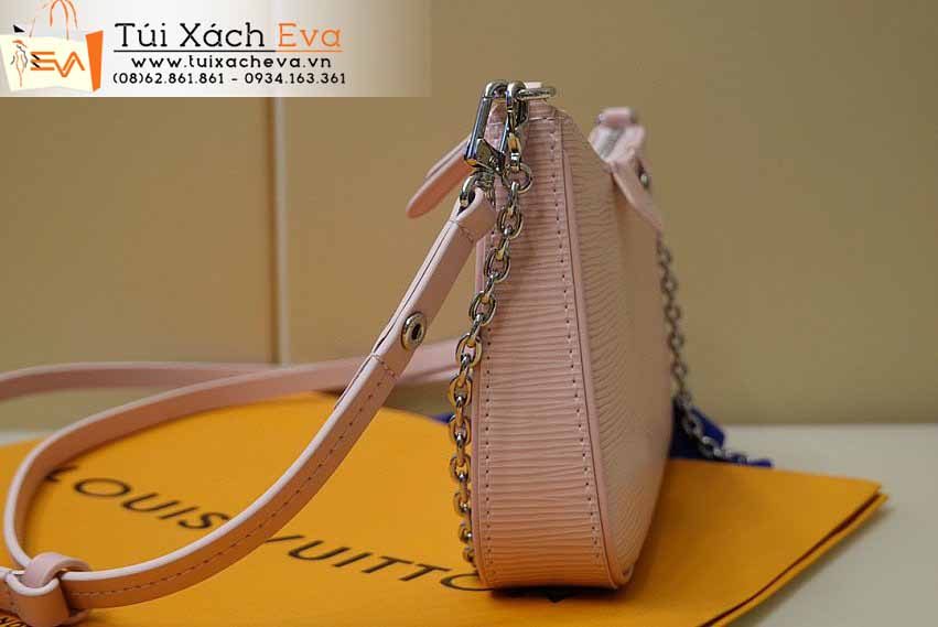 Túi Xách LV Easy Pouch On Strap Bag Siêu Vip Màu Hồng Đẹp M80471.