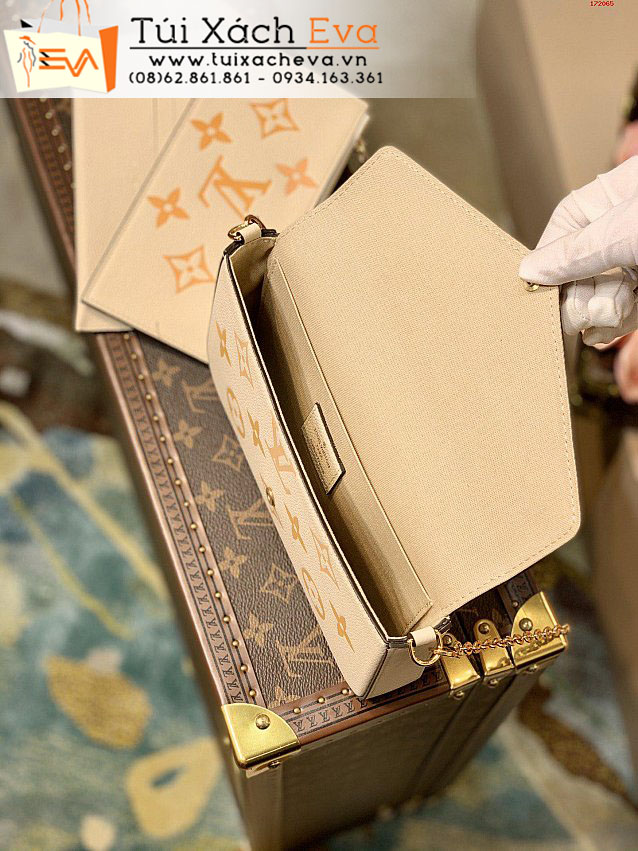 Túi Xách LV Felicie Pochette Bag Siêu Cấp Màu Vàng Đẹp M80498.