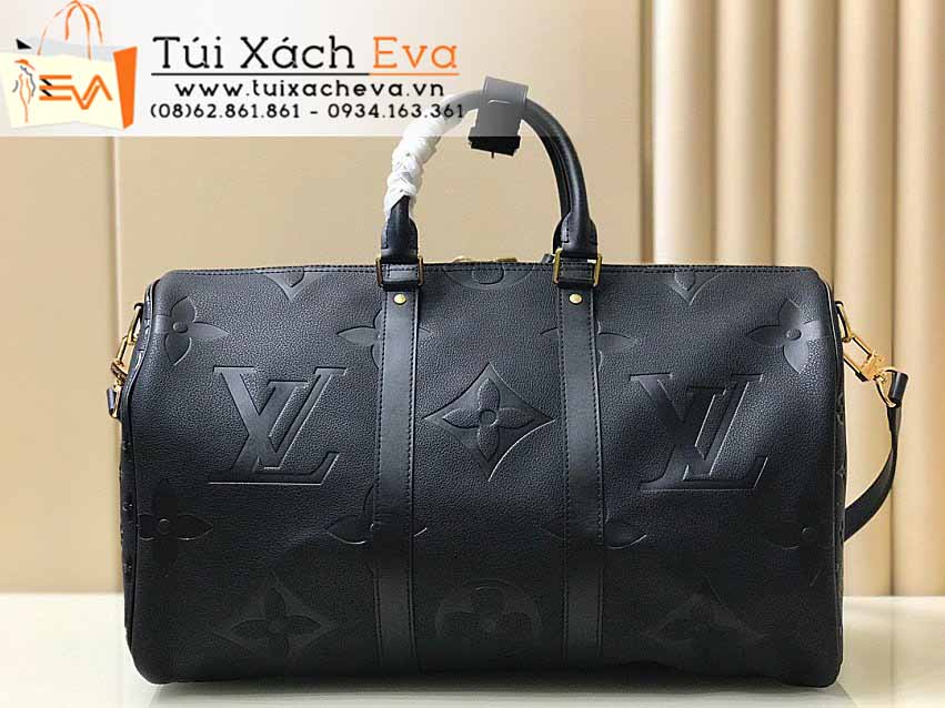 Túi Xách LV Keepall Bandouliere Bag Siêu Cấp Màu Đen Đẹp M45532.