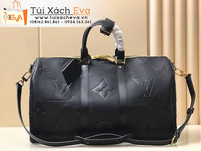 Túi Xách LV Keepall Bandouliere Bag Siêu Cấp Màu Đen Đẹp M45532.