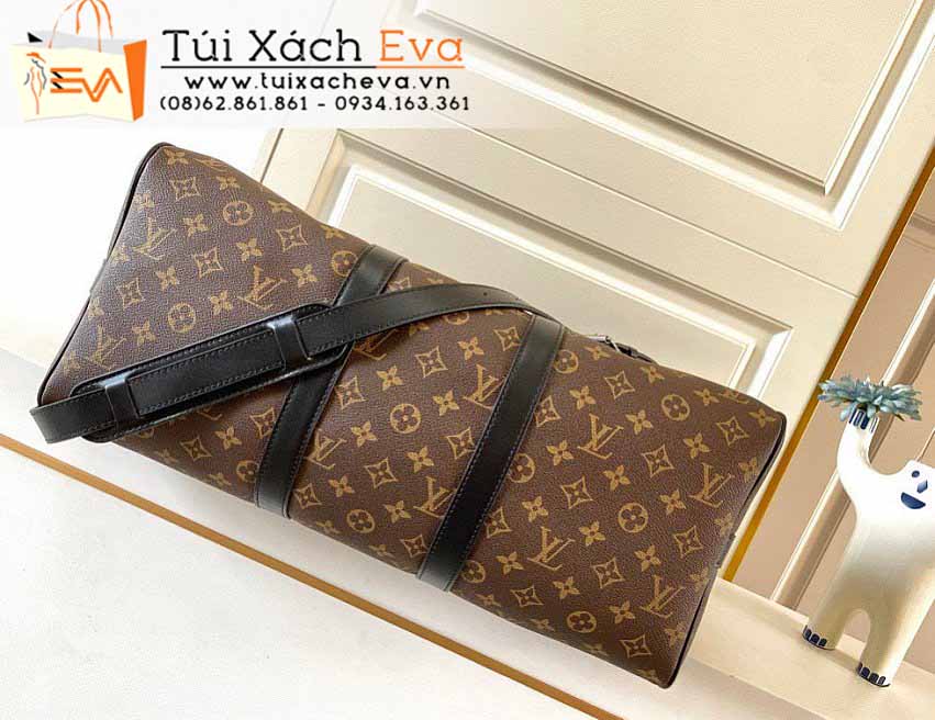Túi Xách LV Keepall Bandouliere Bag Siêu Cấp Màu Nâu Đẹp M56711.