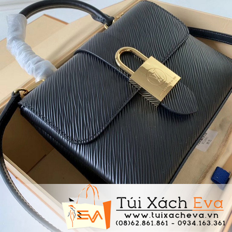 Túi Xách Lv Locky Bb Siêu Cấp Màu Đen Tăm M52879