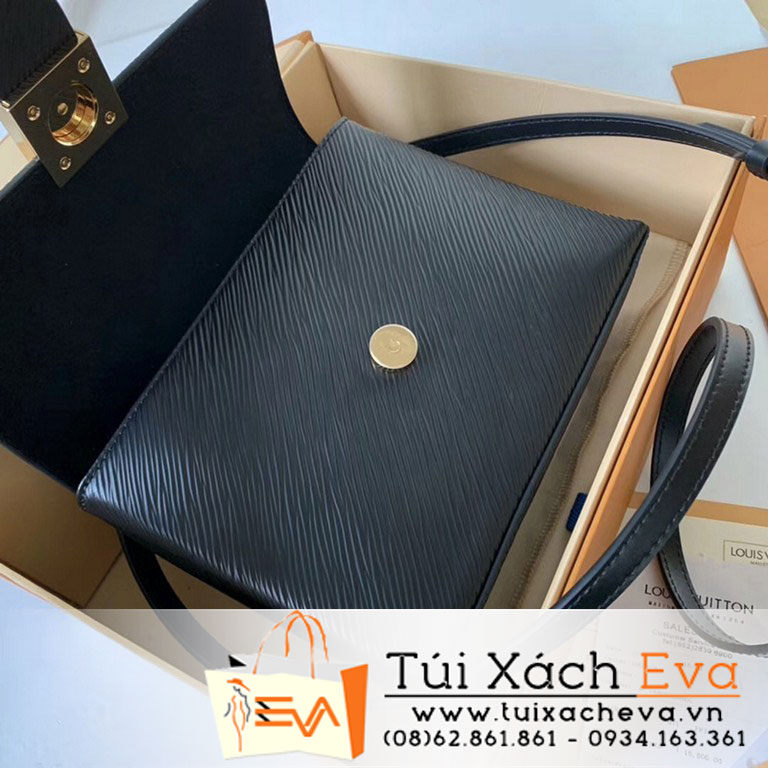 Túi Xách Lv Locky Bb Siêu Cấp Màu Đen Tăm M52879