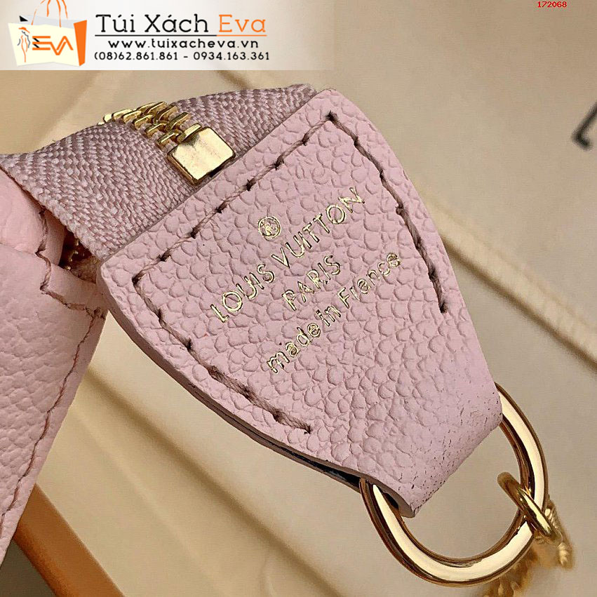 Túi Xách Lv Mini Pochette Accessoires Bag Siêu Cấp Màu Hồng Đẹp M80501.