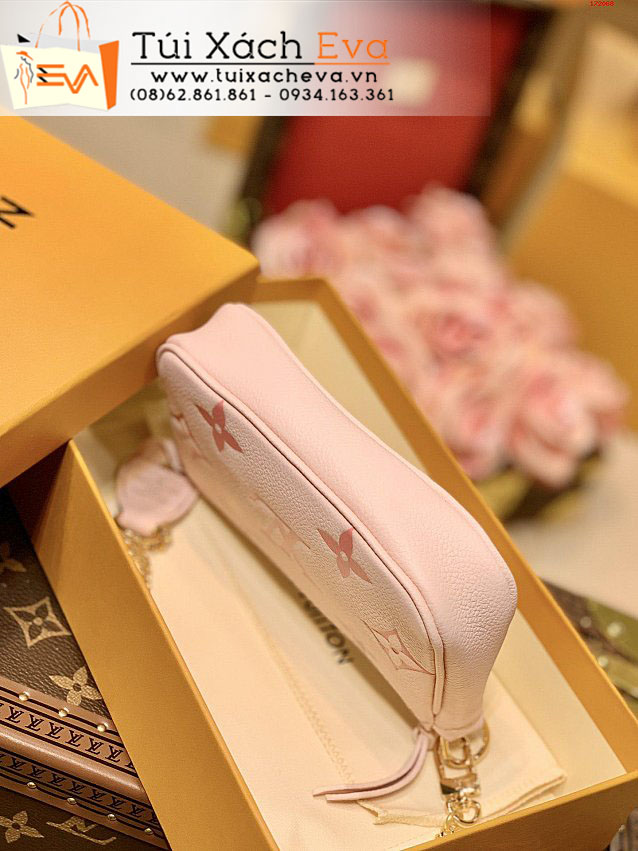 Túi Xách Lv Mini Pochette Accessoires Bag Siêu Cấp Màu Hồng Đẹp M80501.