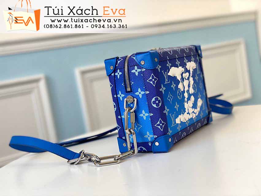 Túi Xách LV Mini Soft Trunk Bag Siêu Cấp Màu Xanh Đẹp M45433.