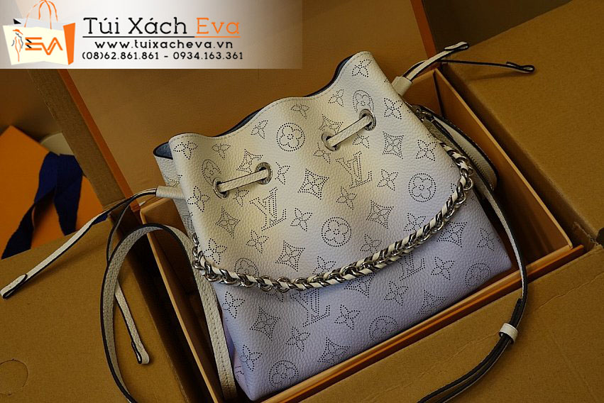Túi Xách LV Monogram Bag Siêu Vip Màu Tím Phối Kem Đẹp M57068.