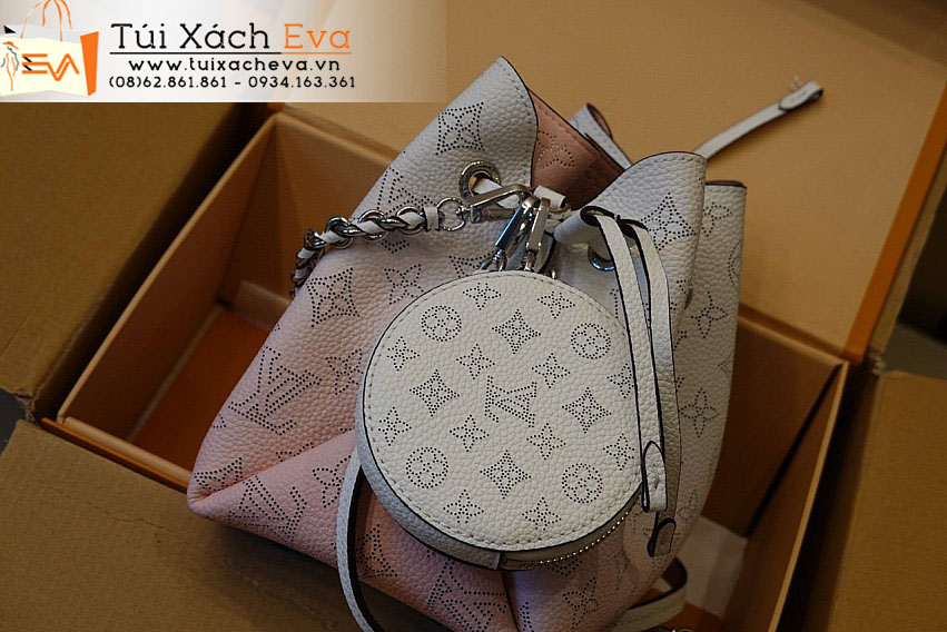 Túi Xách LV Monogram Bag Siêu Vip Màu Kem Phối Hồng Đẹp M57068.