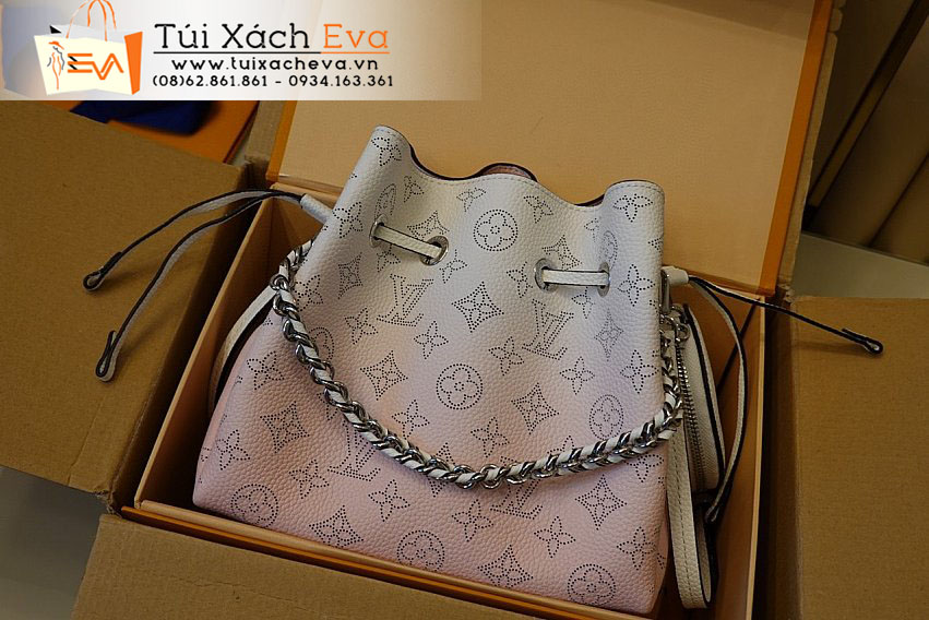 Túi Xách LV Monogram Bag Siêu Vip Màu Kem Phối Hồng Đẹp M57068.